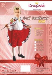 Gama Ewa Kraszek Strój Król czerwony kostiumy dla dzieci na jasełka 1