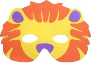Aster Maska piankowa dla dzieci - lew żółty (308844-uniw) 1