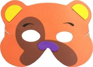 Aster Maska piankowa dla dzieci - miś (308850-uniw) 1
