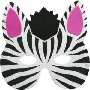 Aster Maska piankowa dla dzieci - zebra (308851-uniw) 1