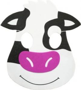 Aster Maska piankowa dla dzieci - krowa (308853-uniw) 1