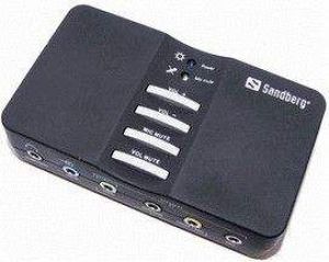 Karta dźwiękowa Sandberg zewnętrzna karta dźwiękowa USB Sound Box 7.1 (133-58) 1