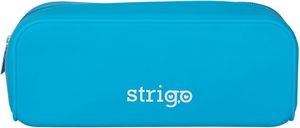 Piórnik Strigo SSC056 silikonowy prostokąt niebieski 1