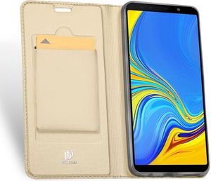 Dux Ducis Skin Pro etui pokrowiec z klapką Samsung Galaxy A7 2018 A750 złoty 4