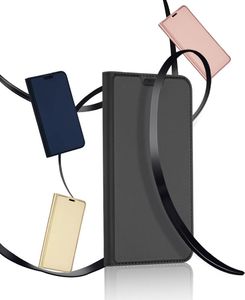 Dux Ducis Skin Pro etui pokrowiec z klapką Samsung Galaxy A7 2018 A750 różowy 13