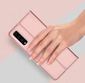 Dux Ducis Skin Pro etui pokrowiec z klapką Samsung Galaxy A7 2018 A750 różowy 5