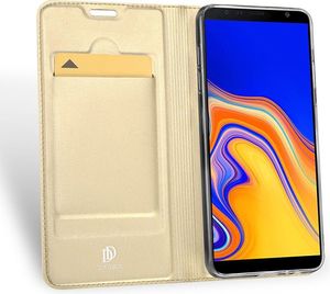 Dux Ducis Skin Pro etui pokrowiec z klapką Samsung Galaxy J4 Plus 2018 J415 złoty 3