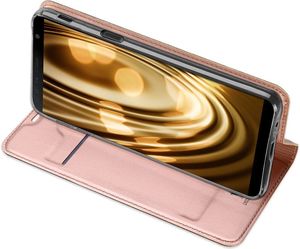 Dux Ducis Skin Pro etui pokrowiec z klapką Samsung Galaxy J4 Plus 2018 J415 różowy 12