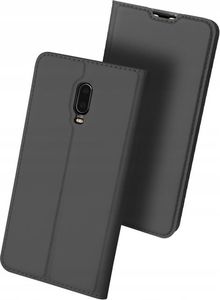 Dux Ducis Skin Pro etui pokrowiec z klapką OnePlus 6T szary 2