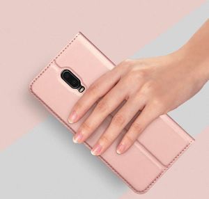 Dux Ducis Skin Pro etui pokrowiec z klapką OnePlus 6T szary 4