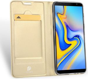 Dux Ducis Skin Pro etui pokrowiec z klapką Samsung Galaxy J6 Plus 2018 J610 złoty 3