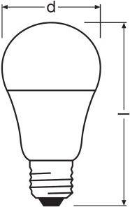 Osram LED STAR CLAS A 40 5.5W/4000K E27 15000h 5