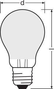 Osram LED STAR CLAS A 75 8W/4000K E27 15000h 2