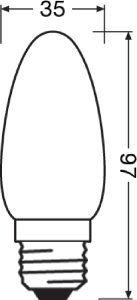 Osram LED STAR CLAS B 40 4W/2700K E27 A++ 15000h 2