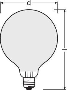 Osram LED STAR GLOBE 60 7W/2700K E27 15000h 4