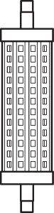 Osram LED STAR Line 118.0 mm 100 12.5W/2700K R7s 15000h 6