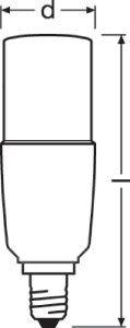 Osram LED STAR STICK 60 FR 8W/4000K E14 15000h 2