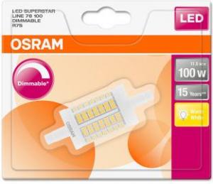 Osram LED SUPERSTAR LINE R7s DIM 78.0 mm 100 11.5W/2700K 5