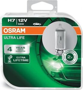 Osram OSRAM autožárovka H7 ULTRA LIFE 12V 55W PX26d (Duo-Box) 1