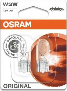 Osram OSRAM autožárovka W3W STANDARD 12V 3W W2.1x9.5d (Blistr 2ks) 1