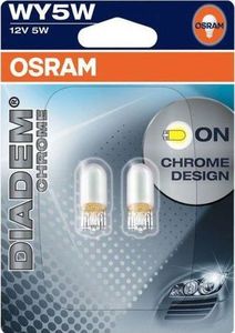 Osram OSRAM autožárovka WY5W Diadem Chrome 12V 5W W2.1x9.5d oranžové světlo (Blistr 2ks) 1
