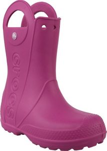 Crocs buty dziecięce Handle Rain Boot różowe r. 32-33 (12803) 1