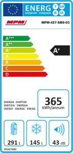 Lodówka MPM MPM-427-SBS-03 8