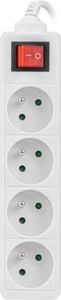 Listwa zasilająca Lanberg PS1 4 gniazda 1.5 m biała (PS1-04E-0150-W) 3