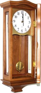 JVD Zegar ścienny z kurantami, drewniany 2