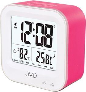 JVD Budzik akumulatorowy SB9909.2 z termometrem i higrometrem 1
