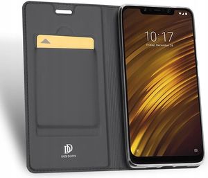Dux Ducis Etui Dux Ducis Skin Leather Xiaomi Pocophone F1 szare 3