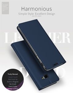 Dux Ducis skin leather SAMSUNG A9 2018 granatowe 8