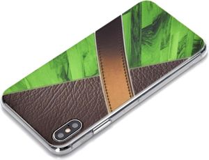Etui Slim Art IPHONE XS MAX pattern printing kawowo-zielony 3