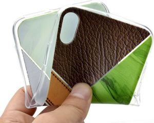 Etui Slim Art IPHONE XS MAX pattern printing kawowo-zielony 6