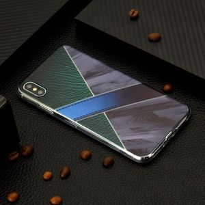 Etui Slim Art IPHONE XS MAX pattern printing zielono-szary 6