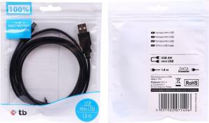 Kabel USB TB Print USB-A - 1.8 m Czarny (AKTBXKU3PBAW18B) 4