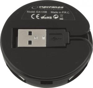 HUB USB Esperanza 4x USB-A 2.0 (E5901299902905(EA135B)) 2