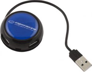 HUB USB Esperanza 4x USB-A 2.0 (E5901299902905(EA135B)) 1