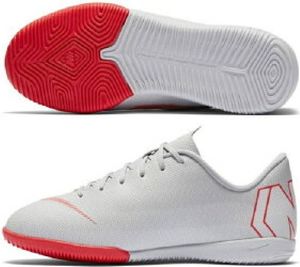 Nike Buty piłkarskie Mercurial VaporX 12 Academy GS IC Jr biało-czerwone r. 38 (AJ3101-060) 1