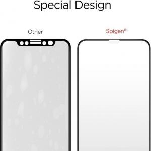 Spigen Szkło Glas.tR Slim FC do etui Apple iPhone X Xs 2