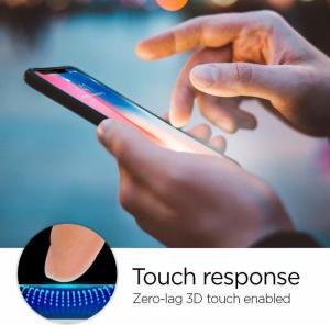 Spigen Szkło hartowane Glas.tR Ez Fit Apple iPhone X Xs 4