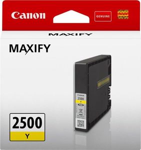 Tusz Canon Canon PGI- 2500 Y - 9,6 ml - yellow - Original - ink tank - for MAXIFY iB4050, iB4150, MB5050, MB5150, MB5155, MB5350, MB5450, MB5455 (9303B001) 1