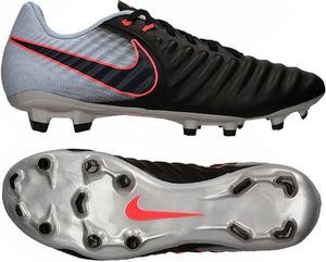Nike Buty piłkarskie Tiempo Ligera IV FG M szaro-czarne r. 40 1/2 (897744-004) 1