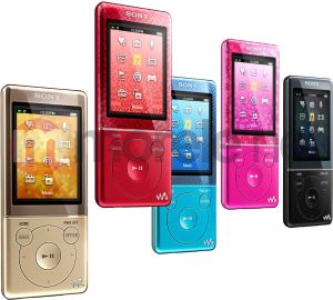 Sony NWZ-E474 CZERWONY 8GB FM 2