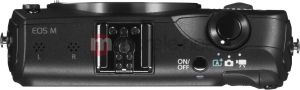 Aparat Canon EOS M Kit czarny + EF-M 18-55 mm IS STM + 90EX (6609B042) 6