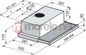 Okap Candy CBT 6130X 2