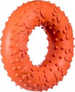 Barry King Zabawka dla psa Ring pomarańczowa 9 cm 1