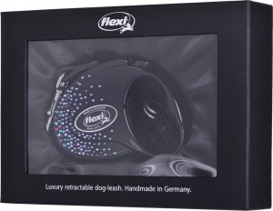 Flexi FLEXI Smycz Glam Splash Mystic, S TAŚMA 3 m, czarna 5