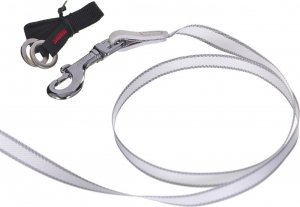 Flexi FLEXI Smycz Glam Splash Pink, M TAŚMA 5m, biała 4