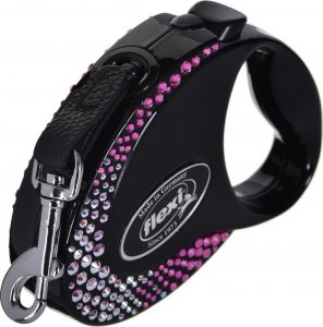 Flexi FLEXI SMYCZ GLAM S / ROZM.S COMPOSITIONS Onyx CZARNY 2